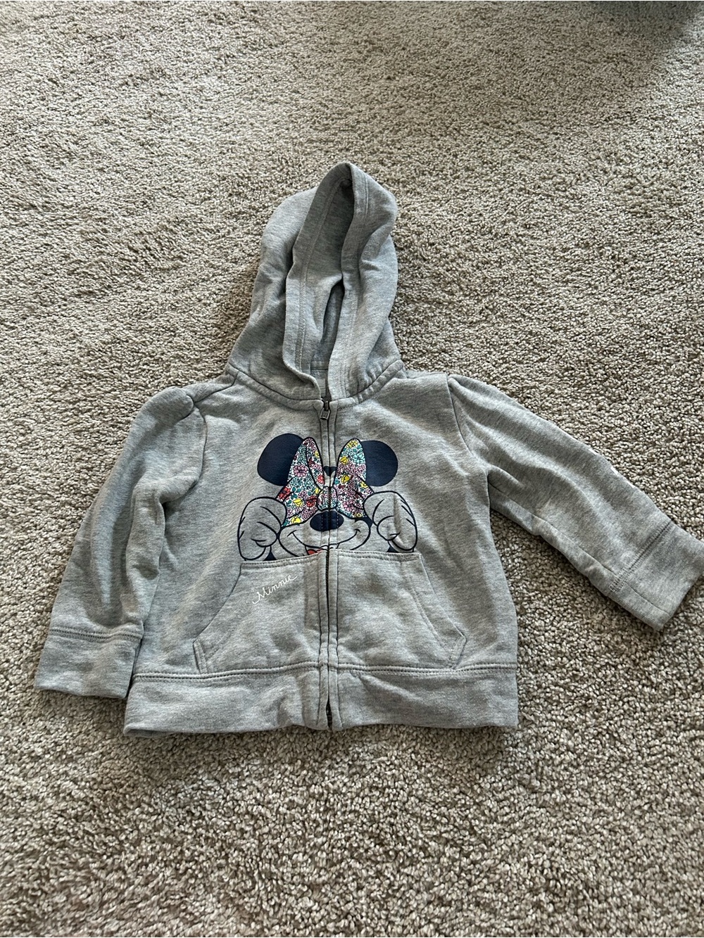 Baby Gap 18-24 Month Minnie Mouse Zip-Up Hoodie